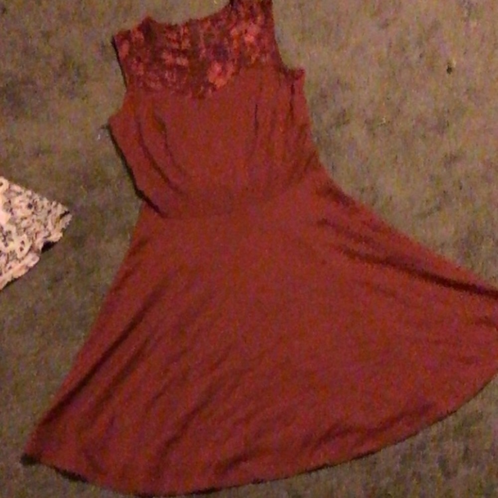 Red Lacy Dress
